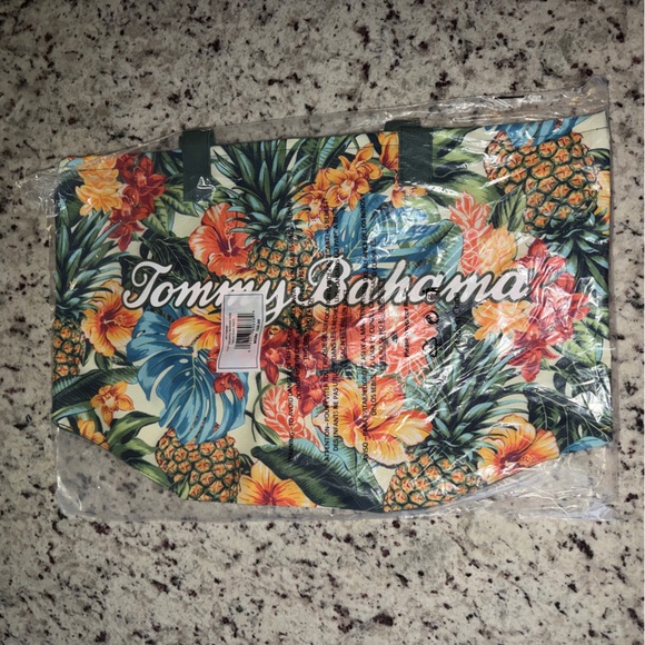 Tommy Bahama Handbags - NWT Tommy Bahama Pineapple Blooms Tote Tropical Floral Unopened Bag New